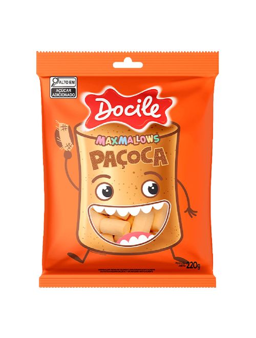 Marshmallow Paçoca 220g - Docile