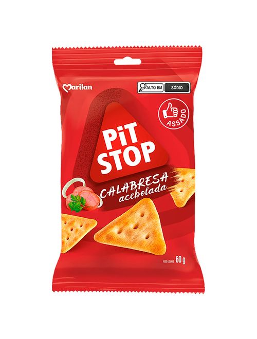 Petisco Pit Stop Calabresa Acebolada 60g - Marilan