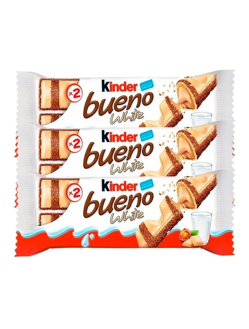 Chocolate Kinder Bueno White c/3 - Ferrero