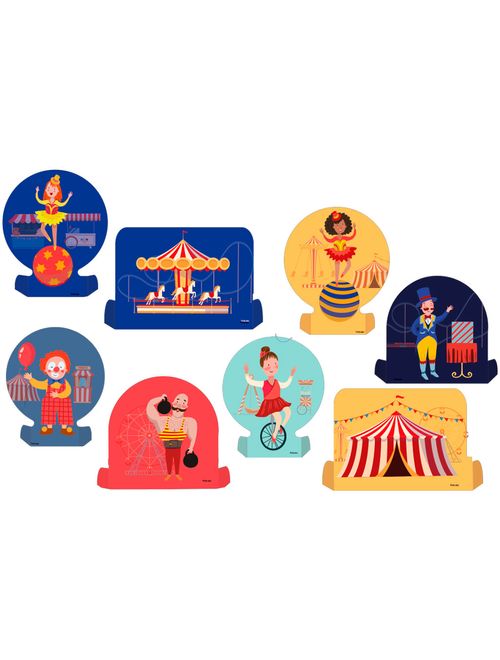 Circo Decoração de Mesa c/8 - Festcolor