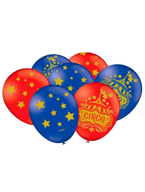 Circo Balão Decorado Tamanho 9 c/25 - Festcolor