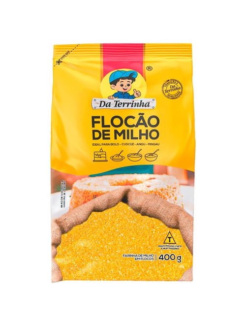 Flocão de Milho 400g - Da Terrinha