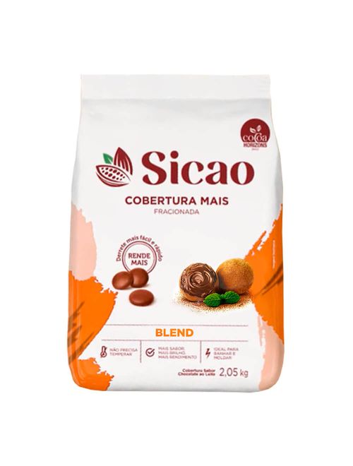 Gotas de Chocolate Cobertura Mais Fácil Blend 2,05kg - Sicao