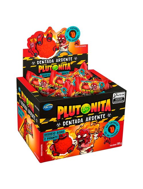 Chiclete Plutonita Dentada Ardente 180g - Arcor