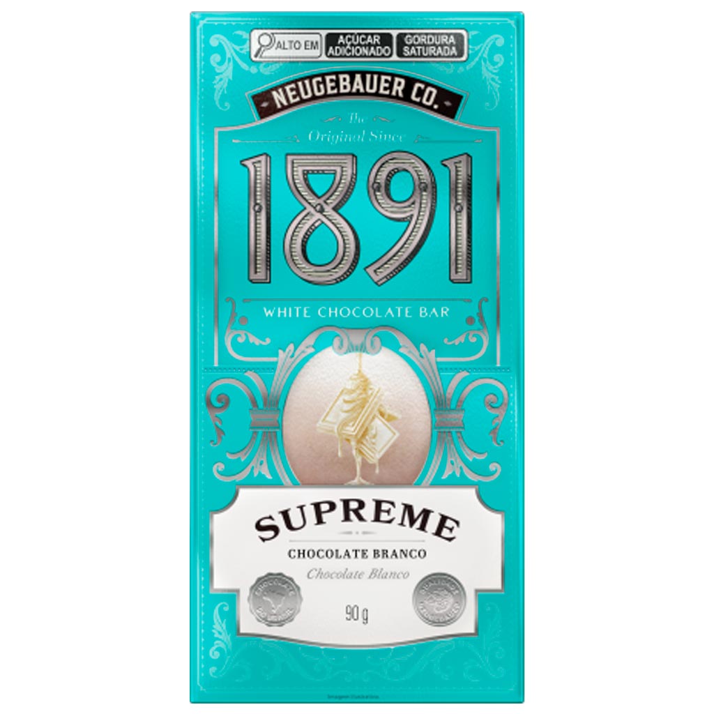 Tablete de Chocolate 1891 Branco Supreme 45g - Neugebauer