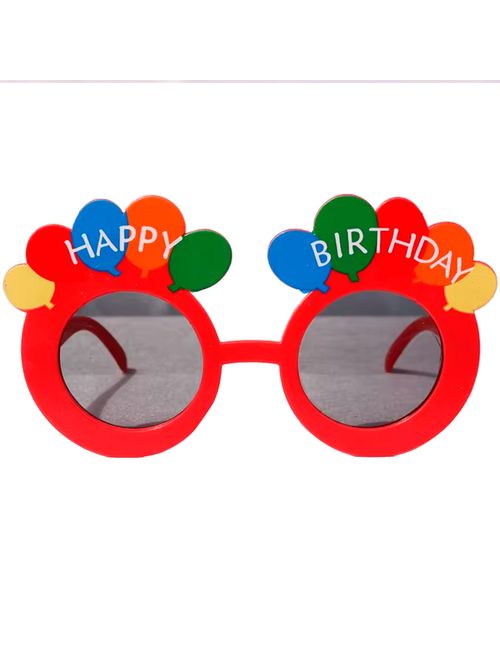 Óculos Festa Happy Birthday Vermelho - Yoss