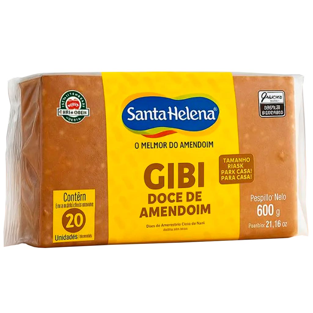 Doce de Amendoim Gibi c/20 - Santa Helena