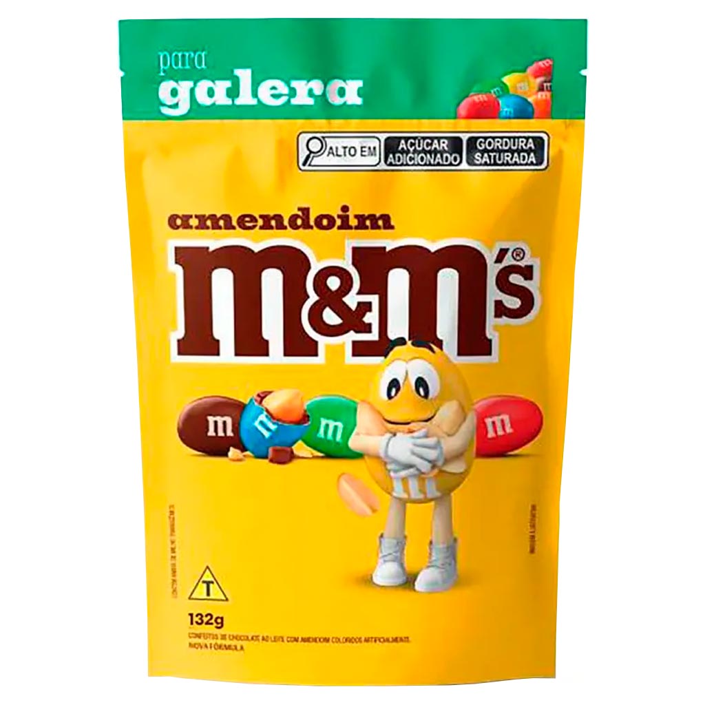 m&m's メモレコーダー　エムアンドエムズ Confeito Chocolate M&Ms Amendoim 132g - Mars - Doce Malu
