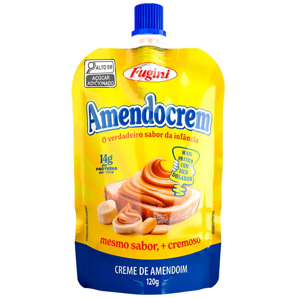 Creme de Amendoim Amendocrem 120g - Fugini