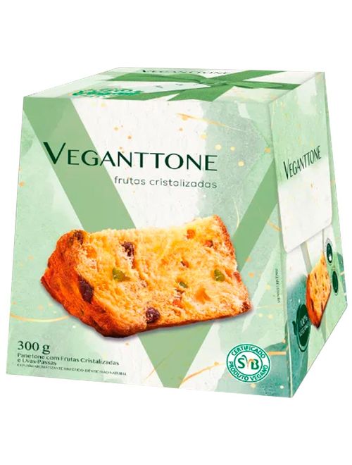 Panettone Veganttone Frutas Cristalizadas 300g - Romanato