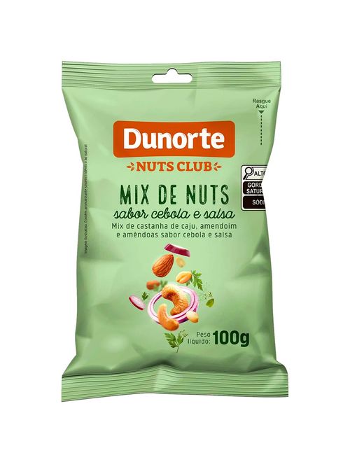 Nuts Club Mix de Nuts Cebola e Salsa 100g - Dunorte