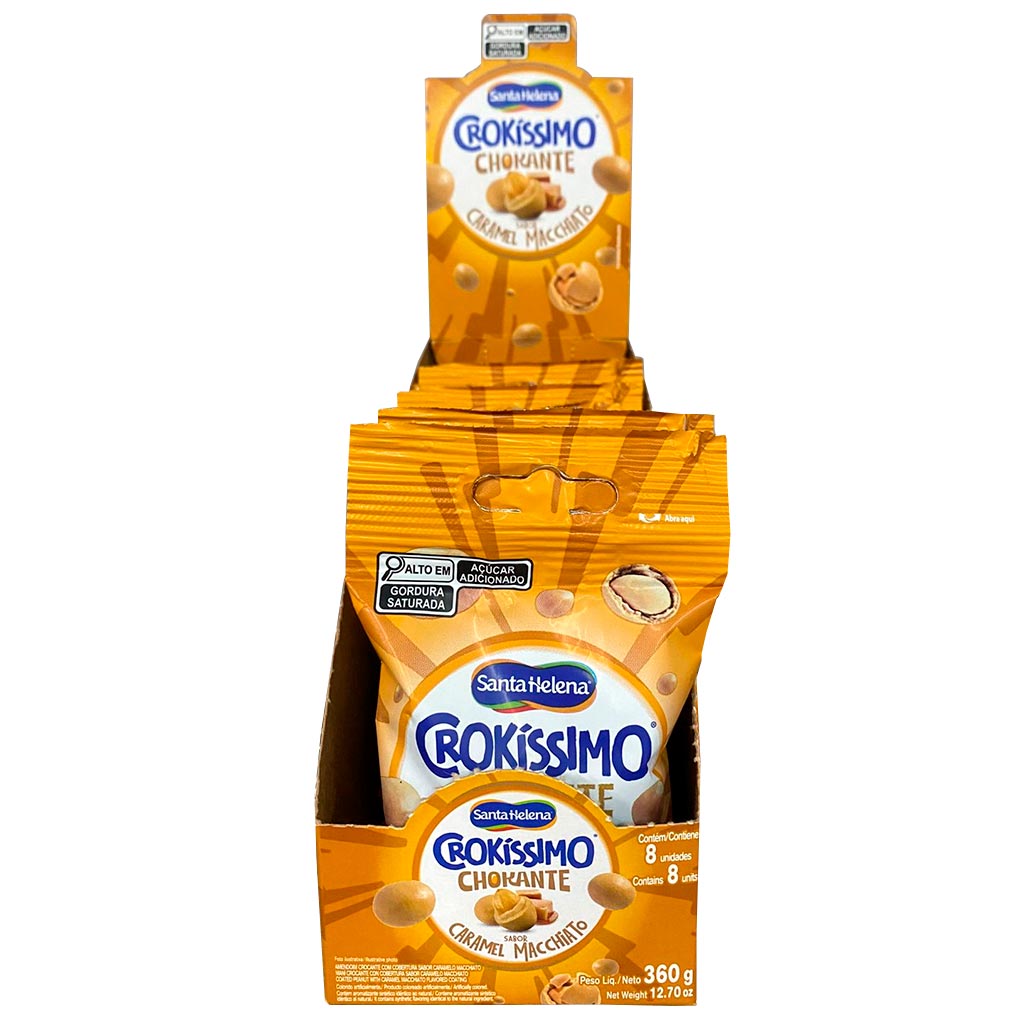 アメトイ　Smooshees Amendoim Doce Crokissimo Chokante Caramel Macchiato 45g c/8