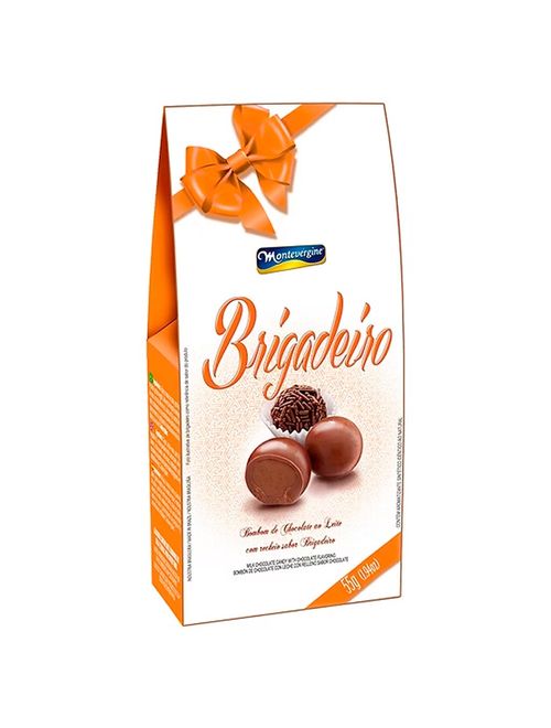 Bombom de Chocolate Recheio Brigadeiro 55g - Montevérgine