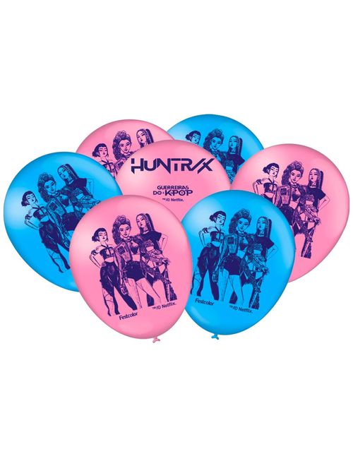 Guerreiras do K-Pop Balão Tamanho 9 c/25 - Festcolor