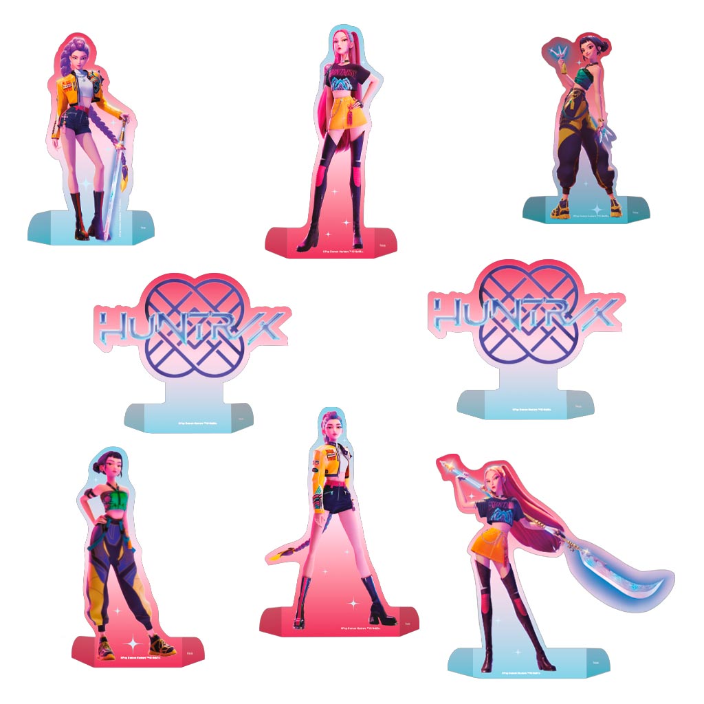 Guerreiras do K-Pop Decoração de Mesa c/8 - Festcolor