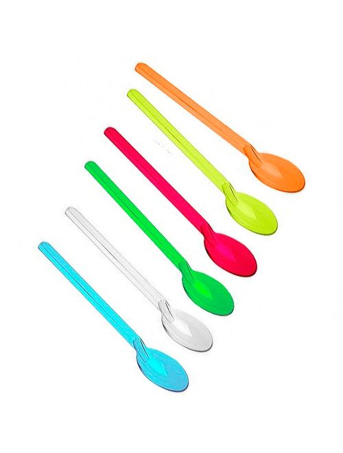 Colher Piccolo Colorida c/100 - Plastilânia