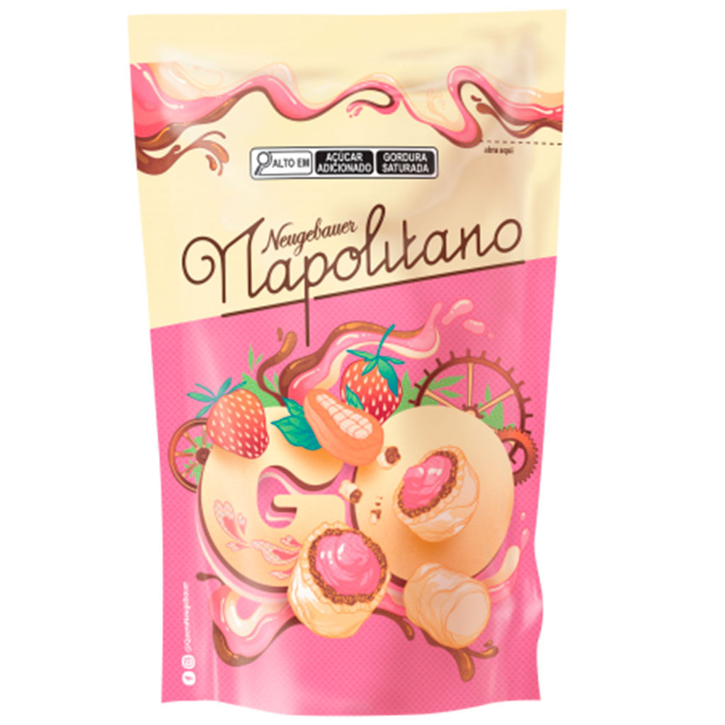nontREVI パウダー20g Confeito Wafer Chocolate Napolitano Go 120g - Neugebauer - Doce Malu