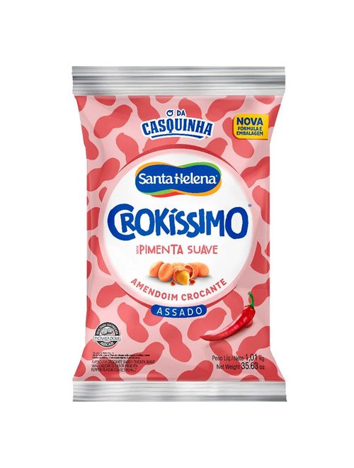 Amendoim Crokissimo Pimenta Suave 1,01kg - Santa Helena
