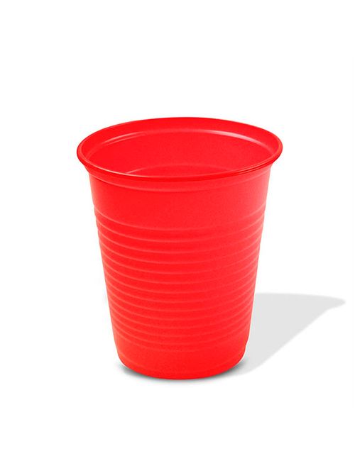 Copo Descartável Vermelho 200ml c/50 - Trik Trik