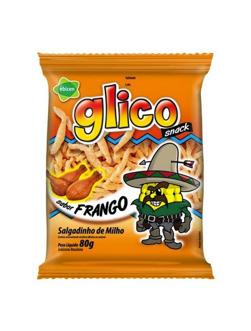 Snack Assado Glico Frango 80g - Ebicen