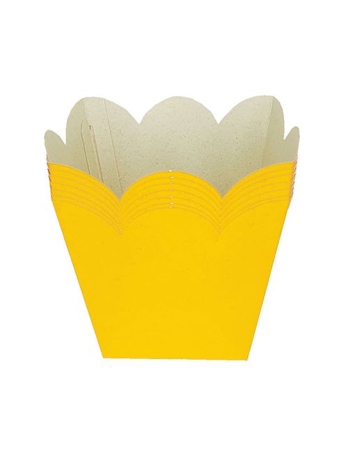 Cachepot Amarelo Pequeno c/8 - UltraFest