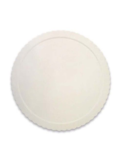 Prato Plano Cake Board Branco Redondo 32cm - Ultrafest