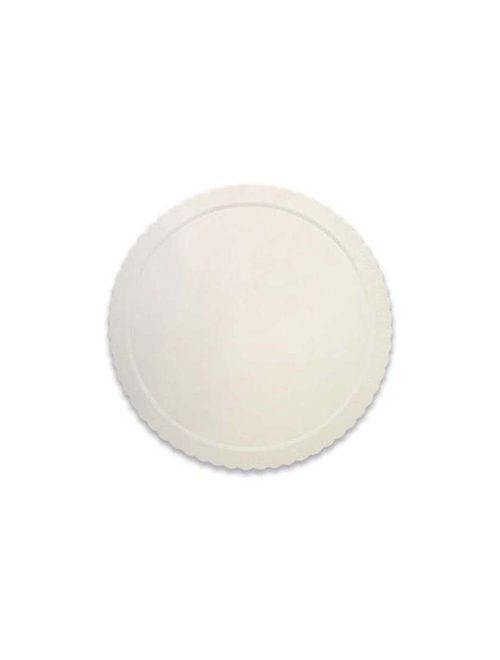 Prato Plano Cake Board Branco Redondo 15cm - Ultrafest