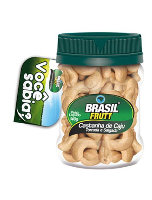 Castanha de Caju Torrada e Salgada 140g - Brasil Frutt