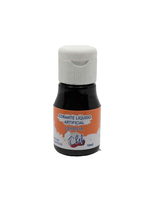 Corante Líquido Laranja 10ml - Iceberg Chef