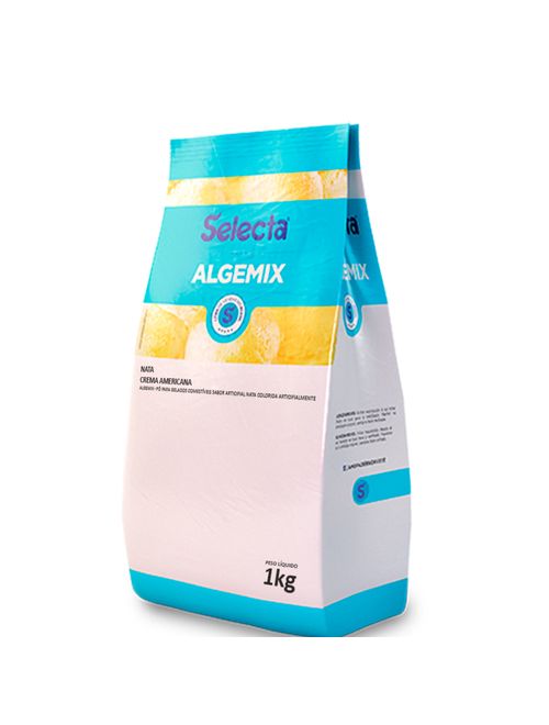 Algemix Pó p/ Gelados Sabor Nata 1kg- Selecta