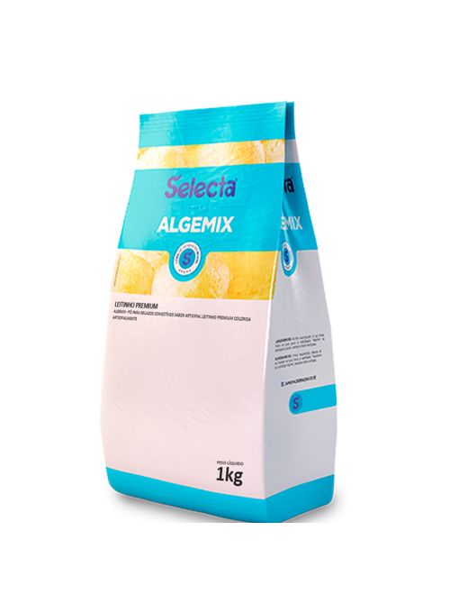 Algemix Pó p/ Gelados Sabor Leitinho Premium 1kg- Selecta