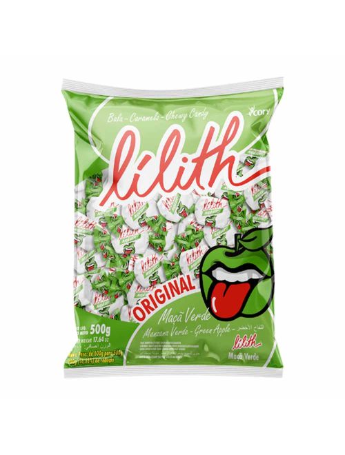 Bala Mastigável Lilith Maçã Verde 500g - Cory
