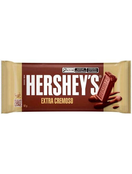 Tablete Chocolate Ao Leite Extra Cremoso 82g - Hersheys