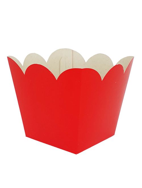 Cachepot Vermelho Pequeno c/8 - UltraFest