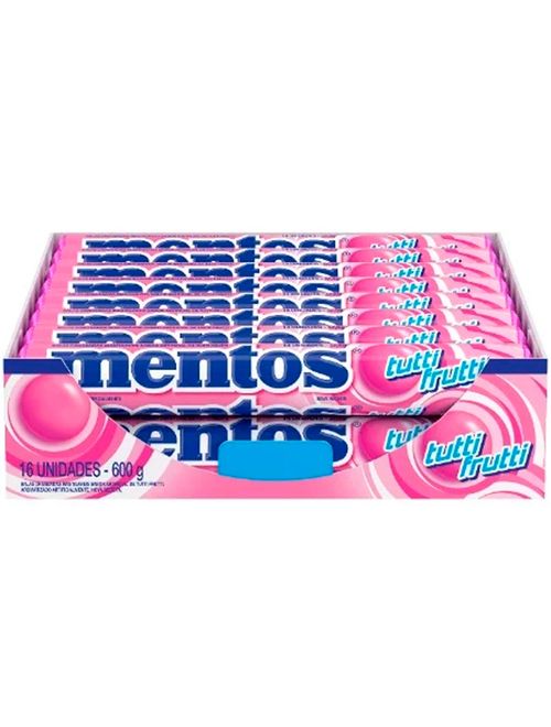 Bala Mentos Stick Tutti Frutti c/16 - Perfetti