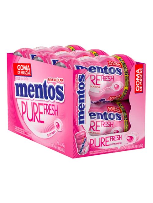 Goma de Mascar Mentos Pure Fresh Big Tutti Frutti c/6 - Perfetti