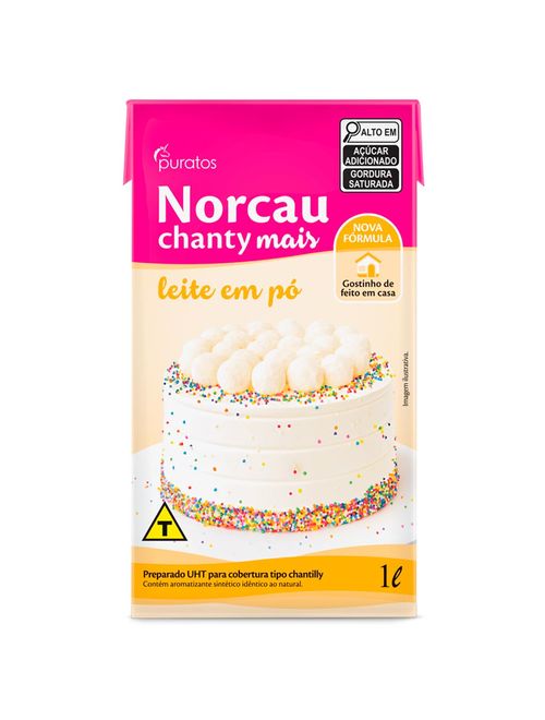 Chantilly Norcau Chanty Mais Leite em Pó 1L - Puratos