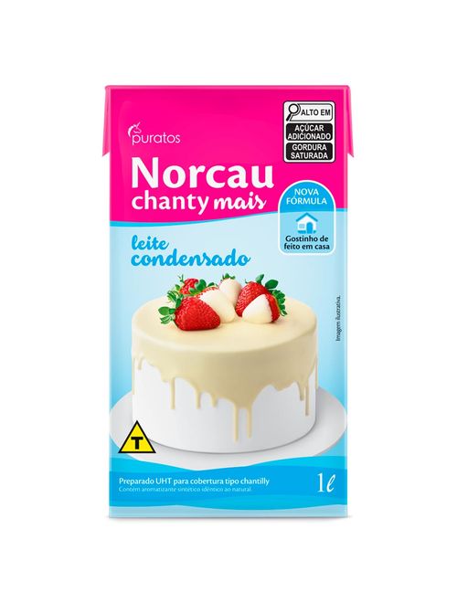 Chantilly Norcau Chanty Mais Leite Condensado 1L - Puratos