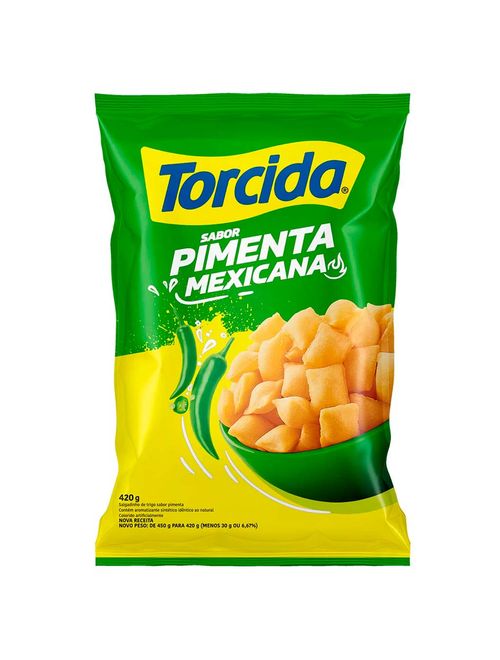 Salgadinho Torcida Pimenta Mexicana 420g - Lucky