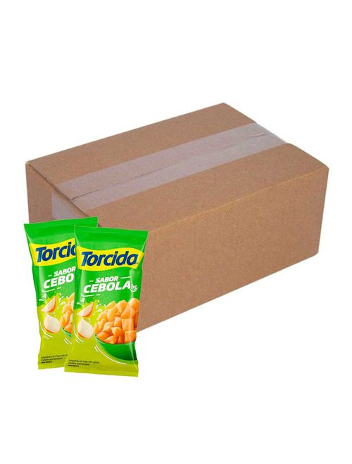 Kit 24 Salgadinhos Torcida Cebola 60g - Lucky