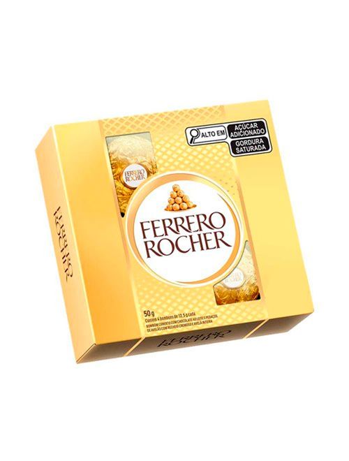 Bombom Ferrero Rocher c/4 - Ferrero