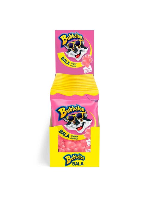 Bala Bubbaloo Patinhas Tutti Frutti 15g c/12 - Mondelez