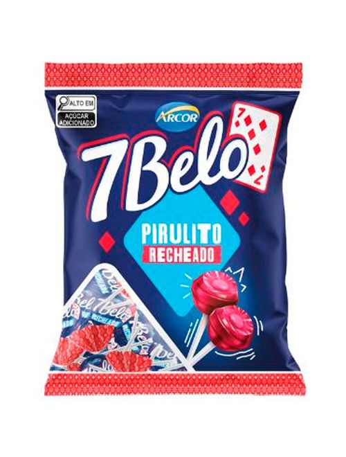 Pirulito Framboesa 7 Belo 500g - Arcor
