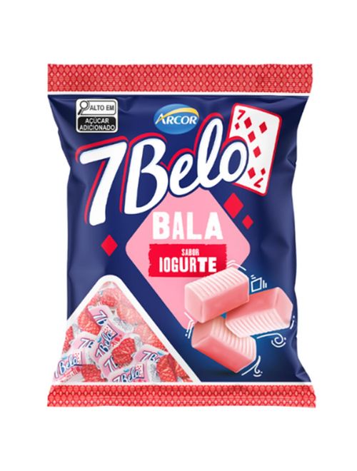 Bala 7 Belo Iogurte Morango 100g - Arcor