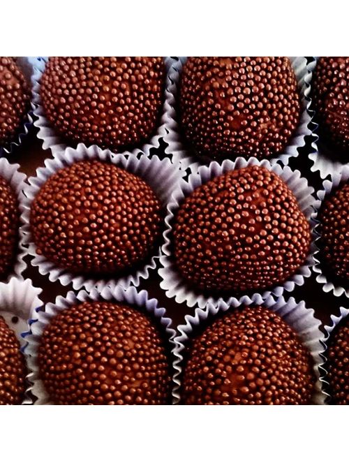 Confeito Miçanga Chocolate Mil Cores 500g - Mavalério