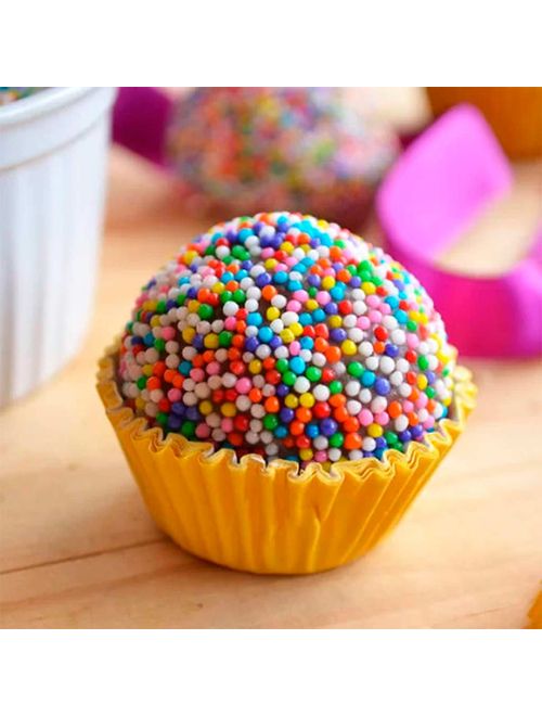 Confeito Miçanga Colorida Mil Cores 500g - Mavalério