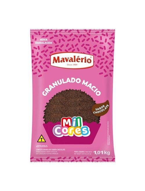 Chocolate Granulado Macio Mil Cores 1,01kg - Mavalério