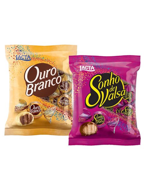 Kit 1 Ouro Branco e 1 Sonho De Valsa 1kg - Lacta