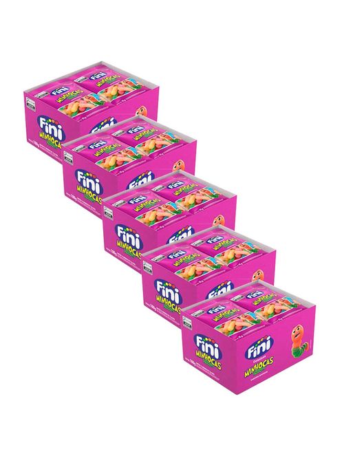 Kit 5 Balas de Minhoca Cítrica 15g c/12 - Fini