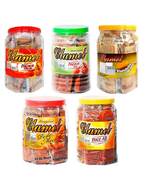 Kit Clamel 100 unidades - 5 Doces Sortidos